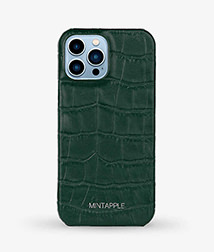 Mintapple - Alligator-embossed leather iPhone Case copy