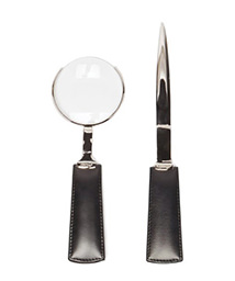 Pineider - Leather-handled Magnifying Glass copy