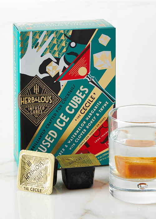 Herb & Lou's Infused Cubes - The Cecile Infused Ice Cubes