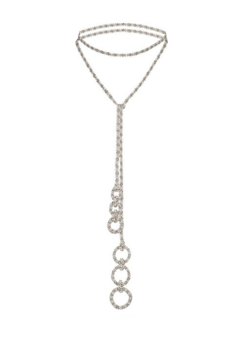 Kuu - Long Necklace Hoops