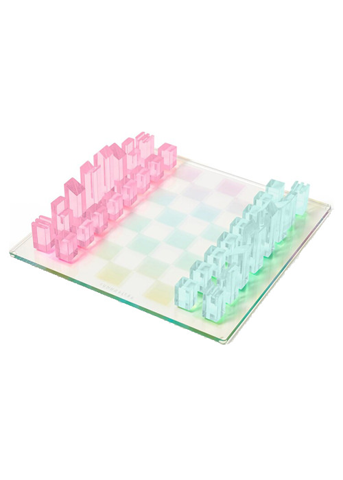 Sunnylife - Lucite Chess and Checkers